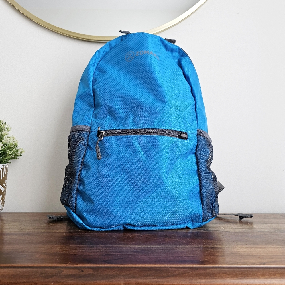 ZOMAKE Ultra Lightweight Blue Packable Backpack H2O Resistant Hiking Daypack